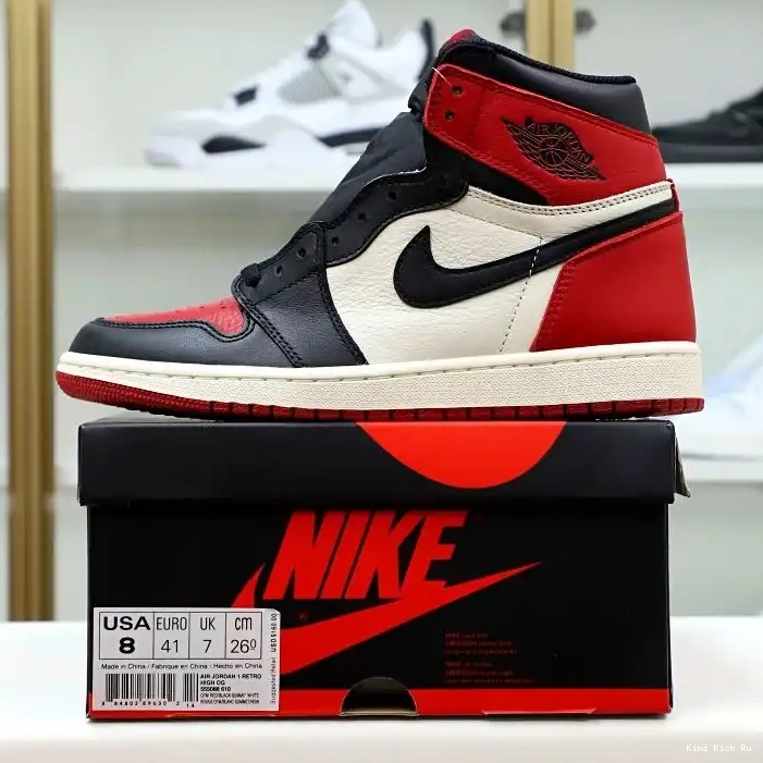 RETRO Kimikick TOE' 'BRED OG JORDAN AIR HIGH 1 0526